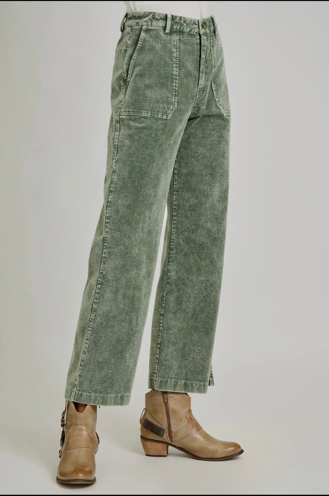 Washed Corduroy Trouser