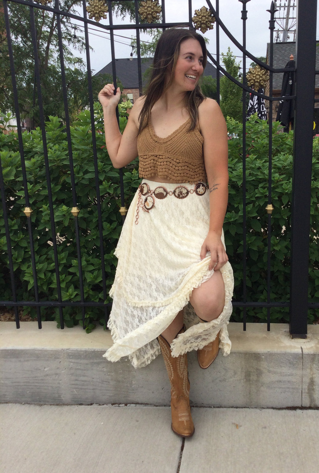 Lace Tier Midi – Wild Hearts Boutique