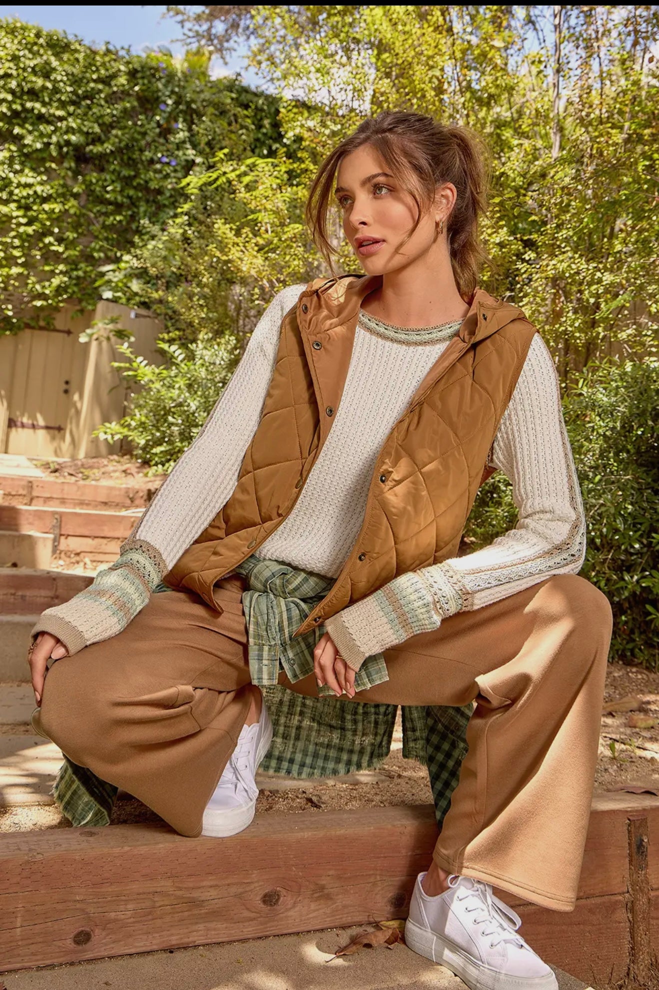 Raglan Sleeve Trim Detail Sweater