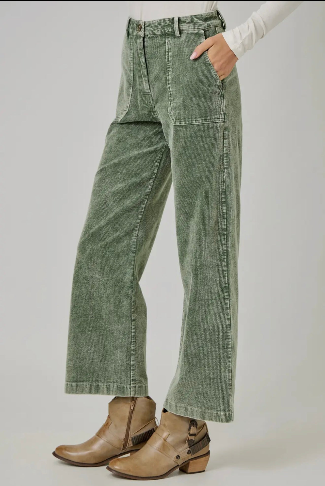 Washed Corduroy Trouser