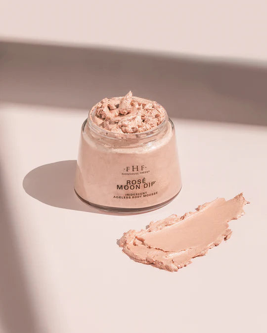 Rose Moon Dip Iridescent ageless Body Mousse