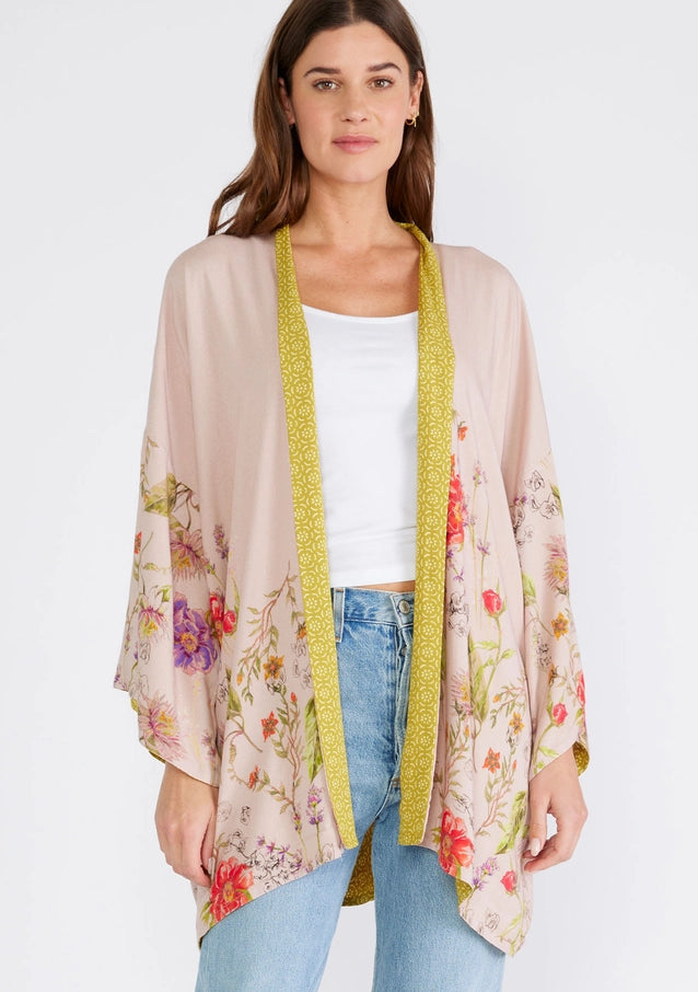 Olivia Reversible Floral Print Kimono