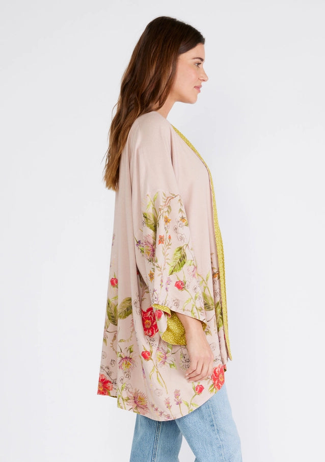 Olivia Reversible Floral Print Kimono