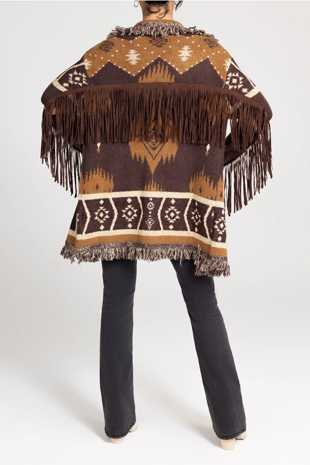 Western Fringe Cardigan
