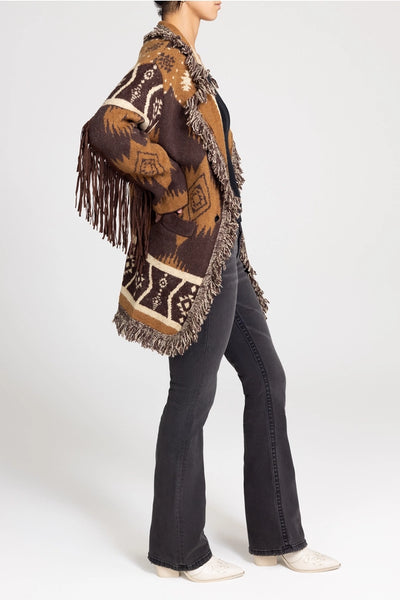 Western Fringe Cardigan