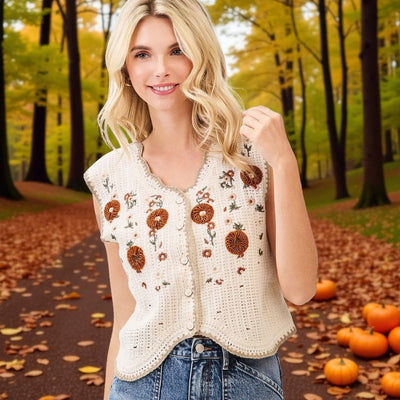 Lizbeth Crochet Sweater Vest