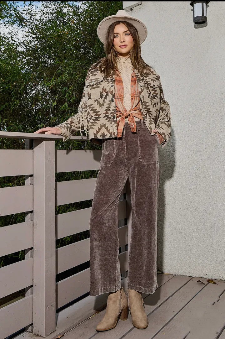 Washed Corduroy Trouser