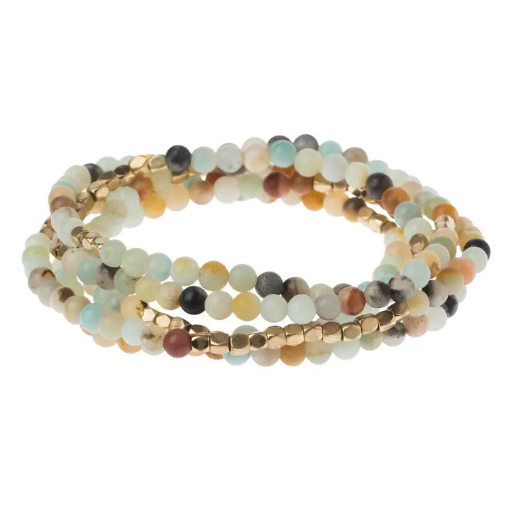 Amazonite Bracelet/Necklace Stone Wrap