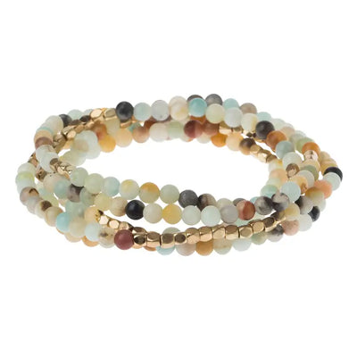 Amazonite Bracelet/Necklace Stone Wrap